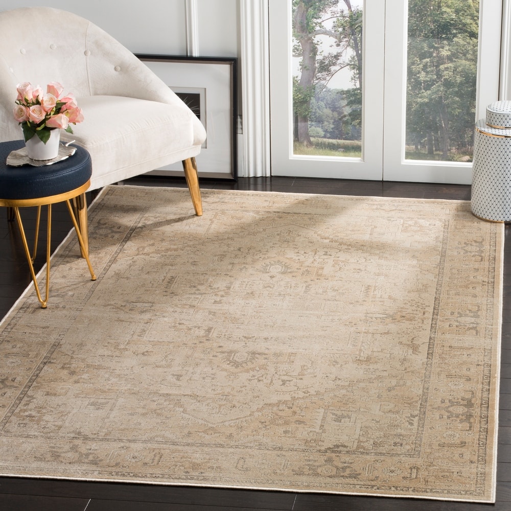 SAFAVIEH Vintage Lenna Oriental Distressed Viscose Rug