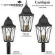 preview thumbnail 8 of 6, The Great Outdoors 73359 Cardigan 4 Light 30" Tall Outdoor Wall Sconce