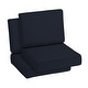 preview thumbnail 38 of 80, Arden Selections ProFoam Acrylic Deep Seat Cushion Set 2 Count - Classic Navy Blue