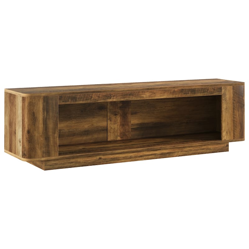 70.9-Inch TV Stand with LED Light Strip, Entertainment Center Television Console Media Storage Table Accent Cabinet