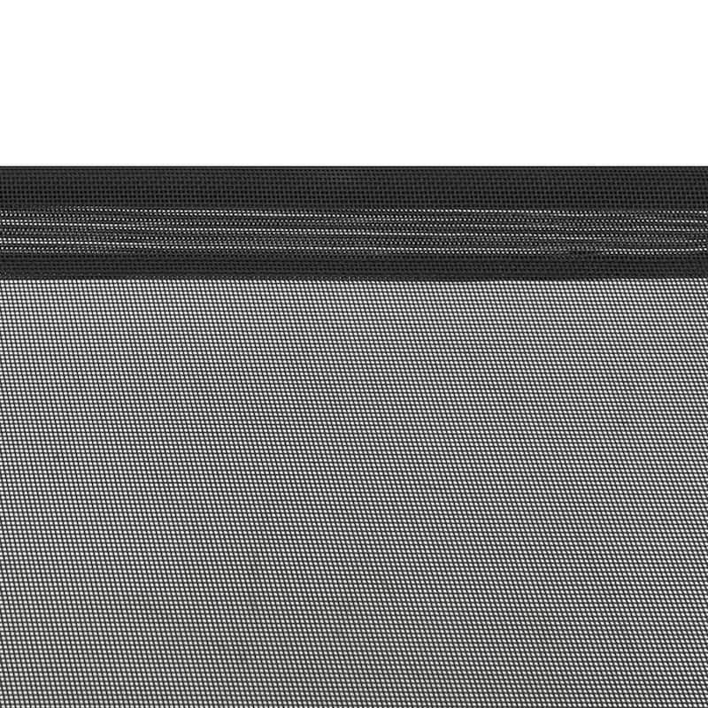 vidaXL Elevated Dog Bed Raised Dog Cot Puppy Sleeping Bed Black Textilene
