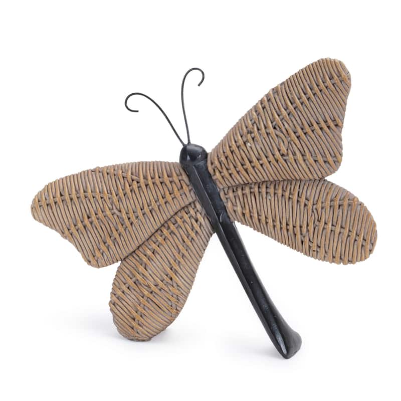 Butterfly and Dragonfly Shelf Sitter Figurines - 7.5" - Set of 4