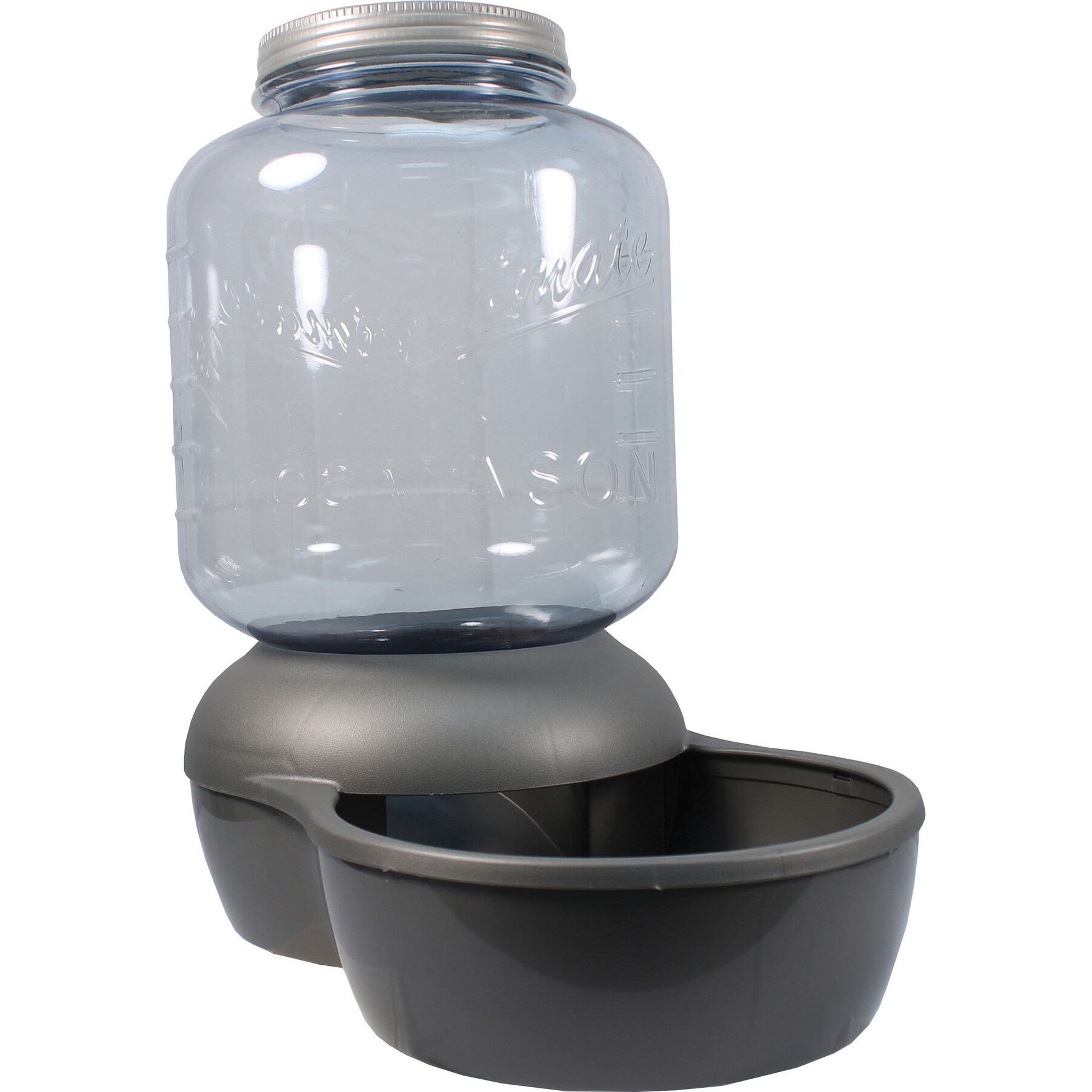 mason jar dog feeder