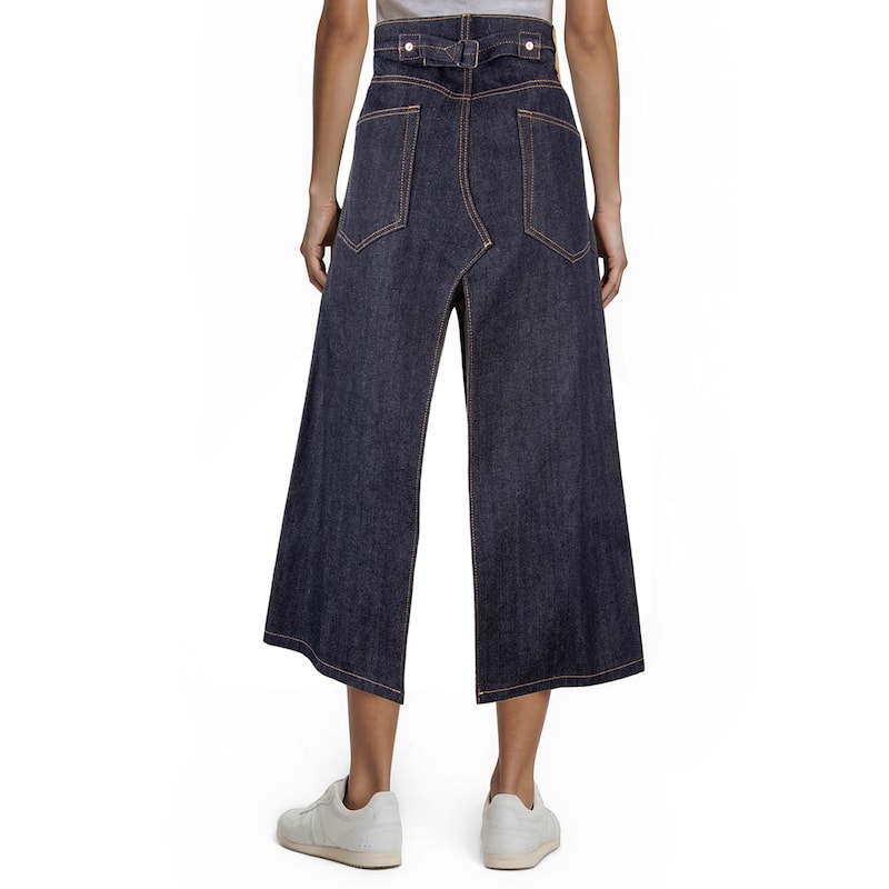 Prada Selvedge Denim Flare Skirt