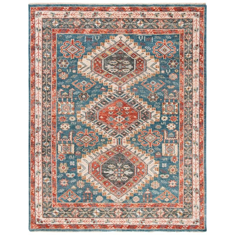 SAFAVIEH Handmade Samarkand Shavonne Traditional Oriental Wool Rug