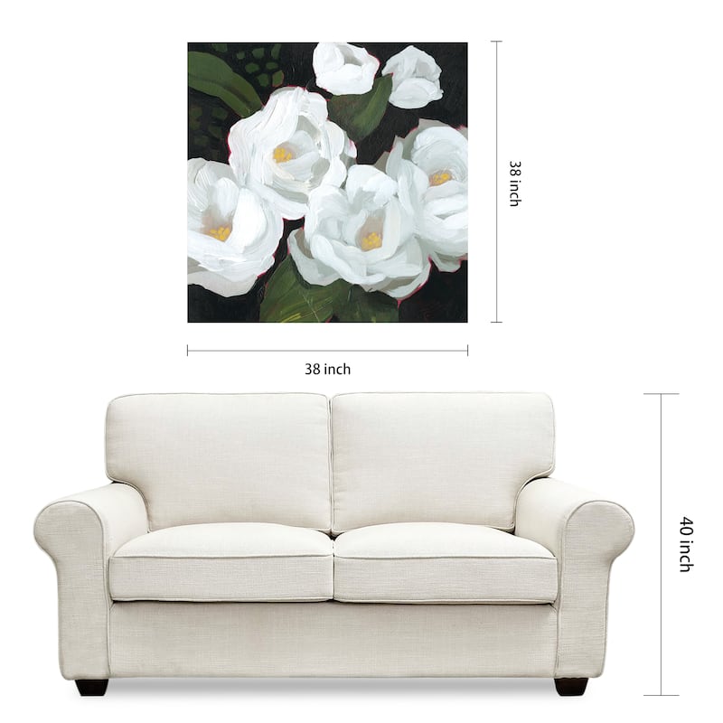 Empire Art Direct Blossom Serenity I Flower Printed Tempered Glass Wall Art