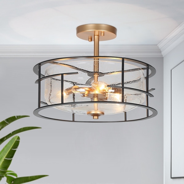 Semi flush drum ceiling light cheap