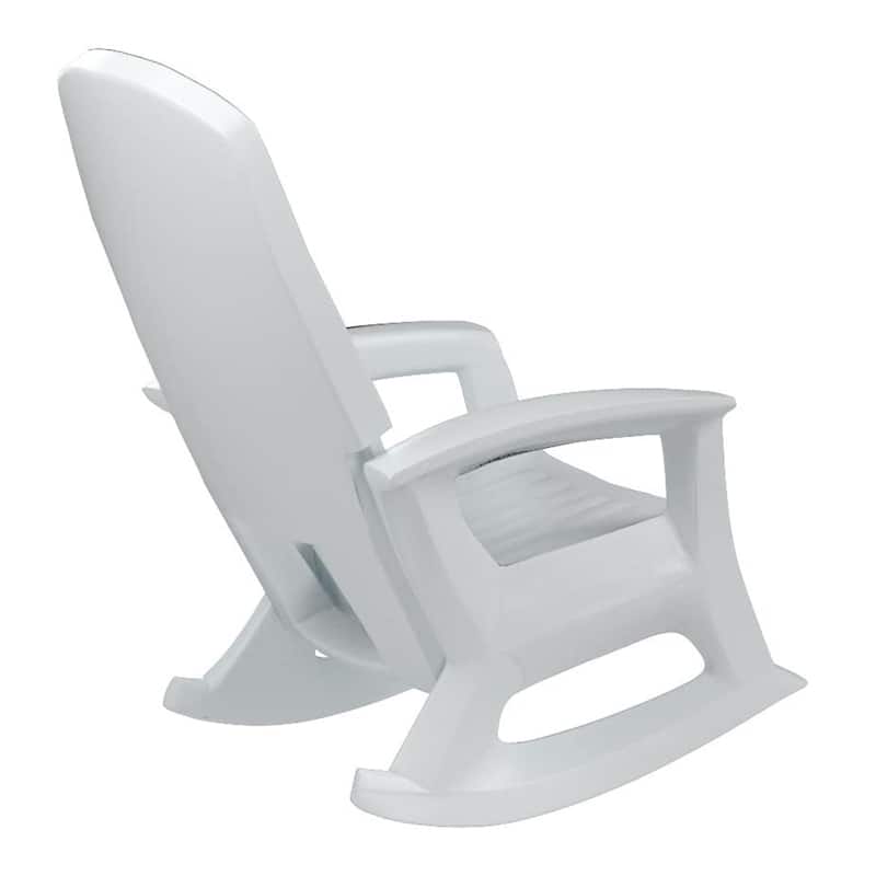 Semco Plastics Rockaway Heavy Duty All-Weather Outdoor Rocking Chair, Green - 26
