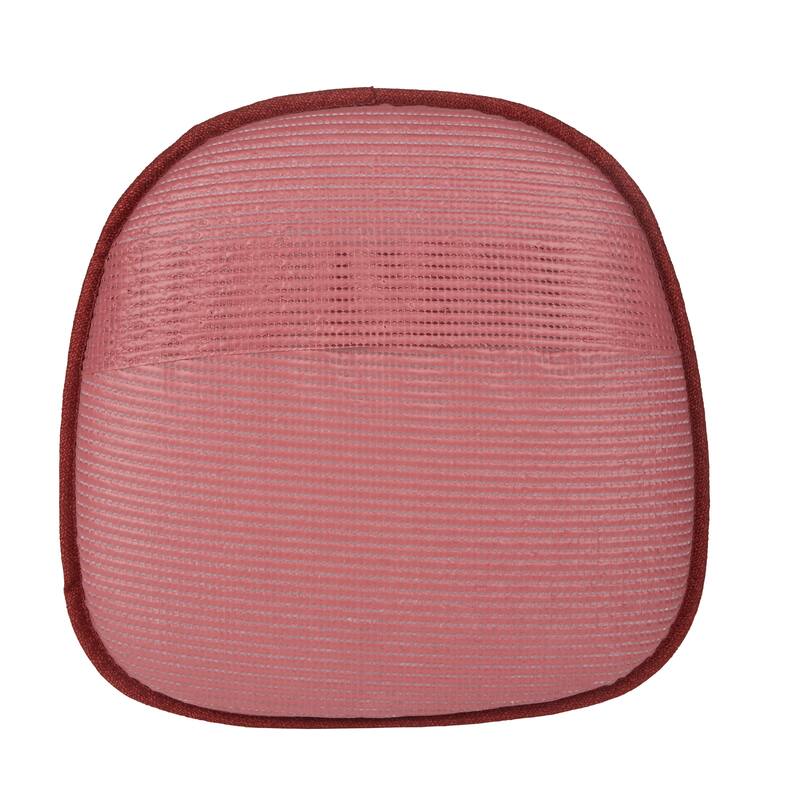 Klear Vu Gripper Non-Slip Mid Century Modern Shell Dining Chair Upholstered Cushion