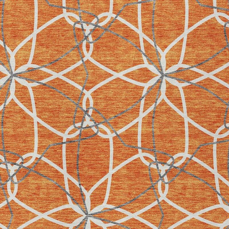 HomeRoots Geometric Modern Rectangle Outdoor Rug