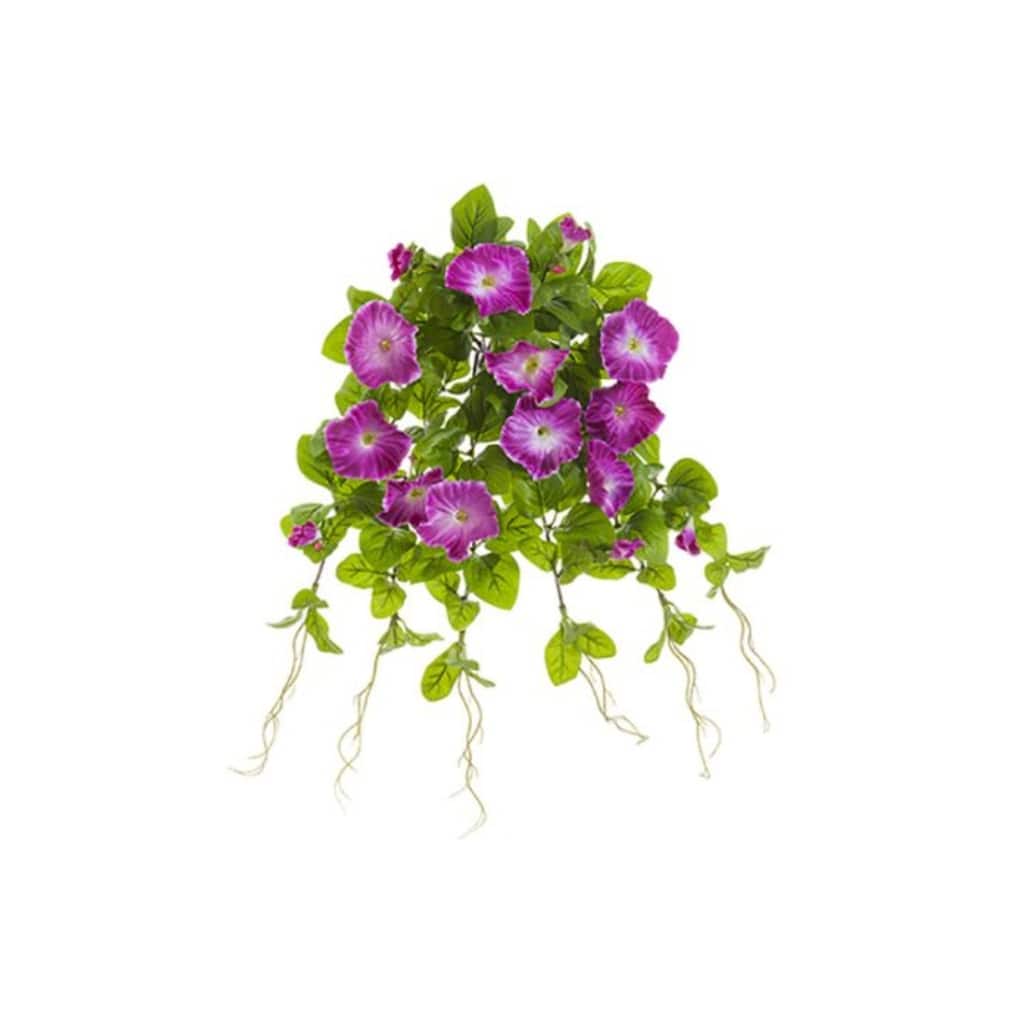 Petunia Artificial Floral Bush Spray - 20" - Orchid Purple
