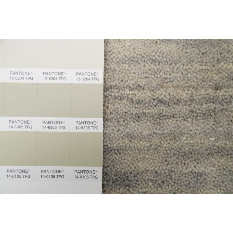 Hand Knotted Oriental 100% Wool Carpet Tribal Animal Pictorial Beige & Ivories Gabbeh Area Rug - 7' 9'' X 5' 0''