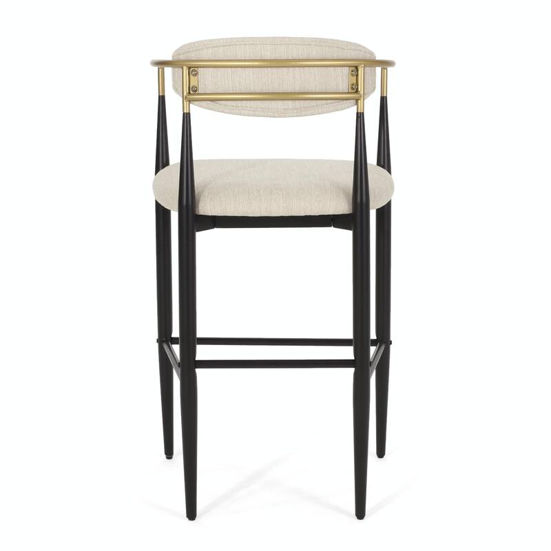 Modern Counter Stool Set - Comfortable, Sturdy Iron Frame