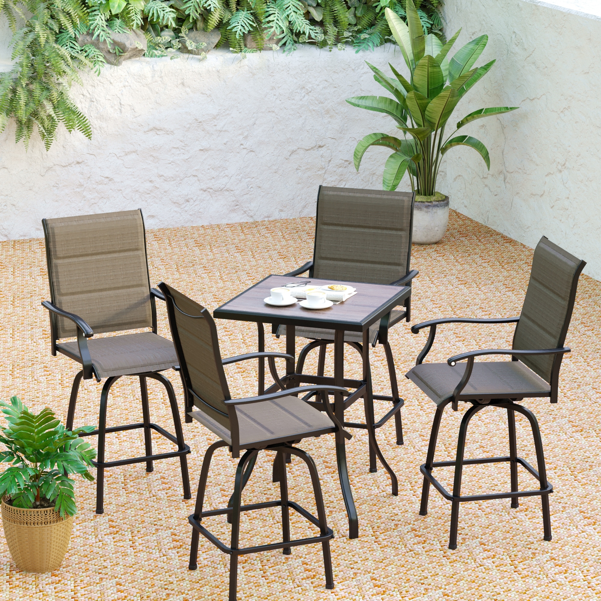 Phi villa 5 outlet piece patio set