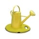 preview thumbnail 1 of 2, 2.1 Gallon Traditional Metal Watering Can with 20"L x 12.25"W Memory Foam Kneeling Cushion Yellow