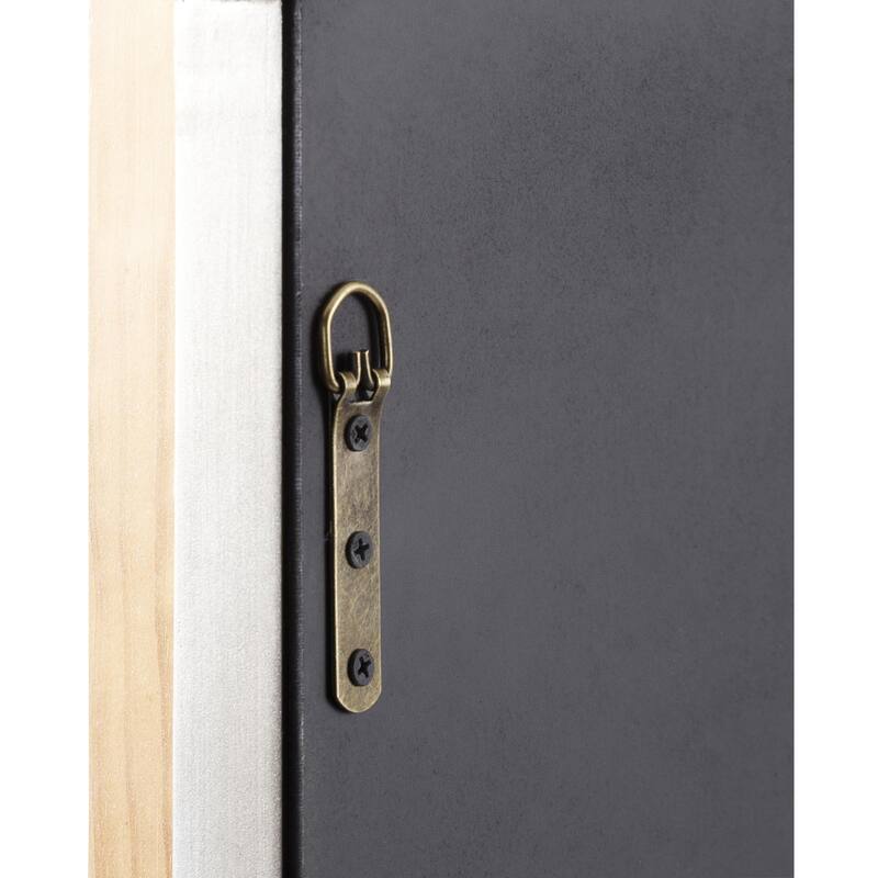 Mariela Traditional Overmantel Mirror - 30"H x 40"W x 2"D