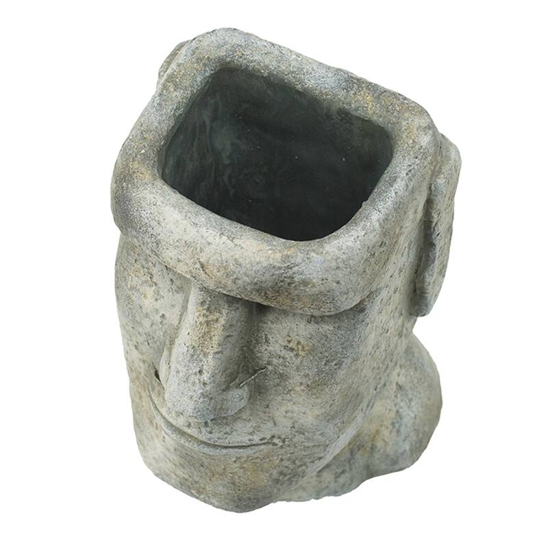 GDFStudio Easter Island Cement Small Planter