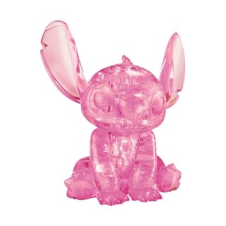 3D Crystal Puzzle - Disney Stitch Pink -  43 Pcs - N/A