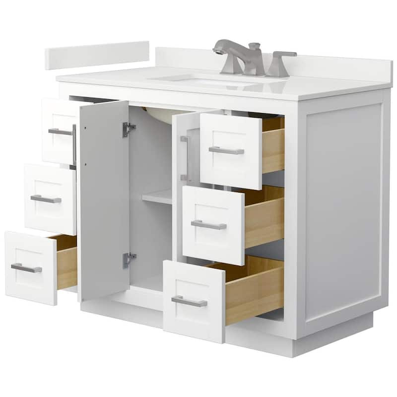 Wyndham Collection WCF292942S-QTZ-US3MXX Miranda 42" Free Standing