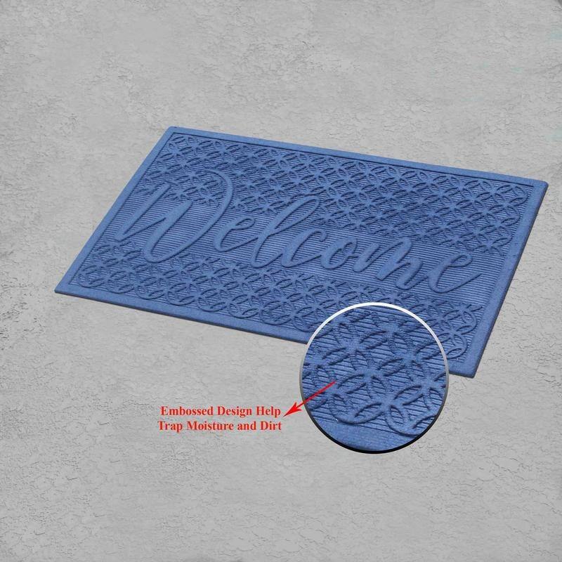 A1HC Water retainer Indoor/Outdoor Doormat, 24" x 36", Skid Resistant