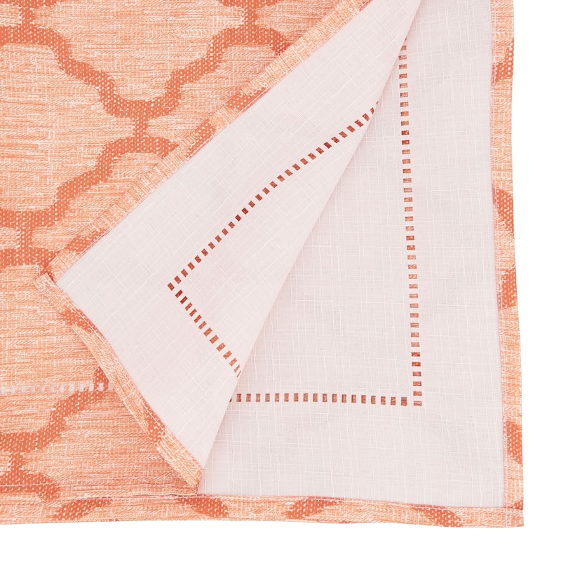 Runner With Laser-Cut Hemstitch Design