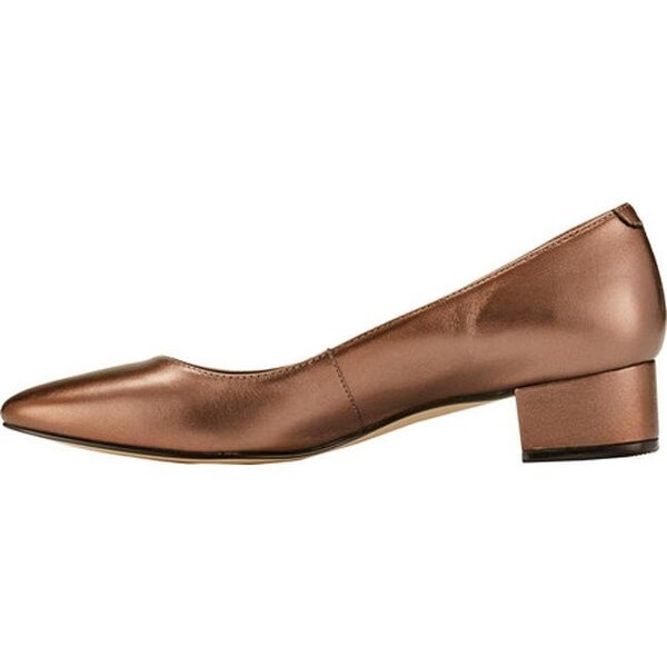 bronze metallic shoes