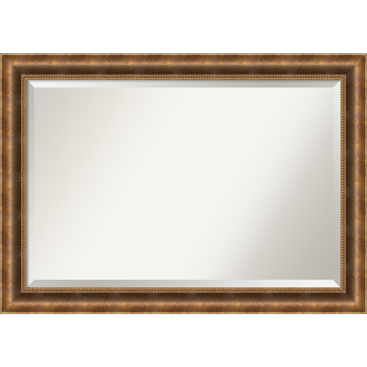 Beveled Wood Wall Mirror - Manhattan Bronze Frame - Manhattan Bronze - Mirror Size: 36 x 24