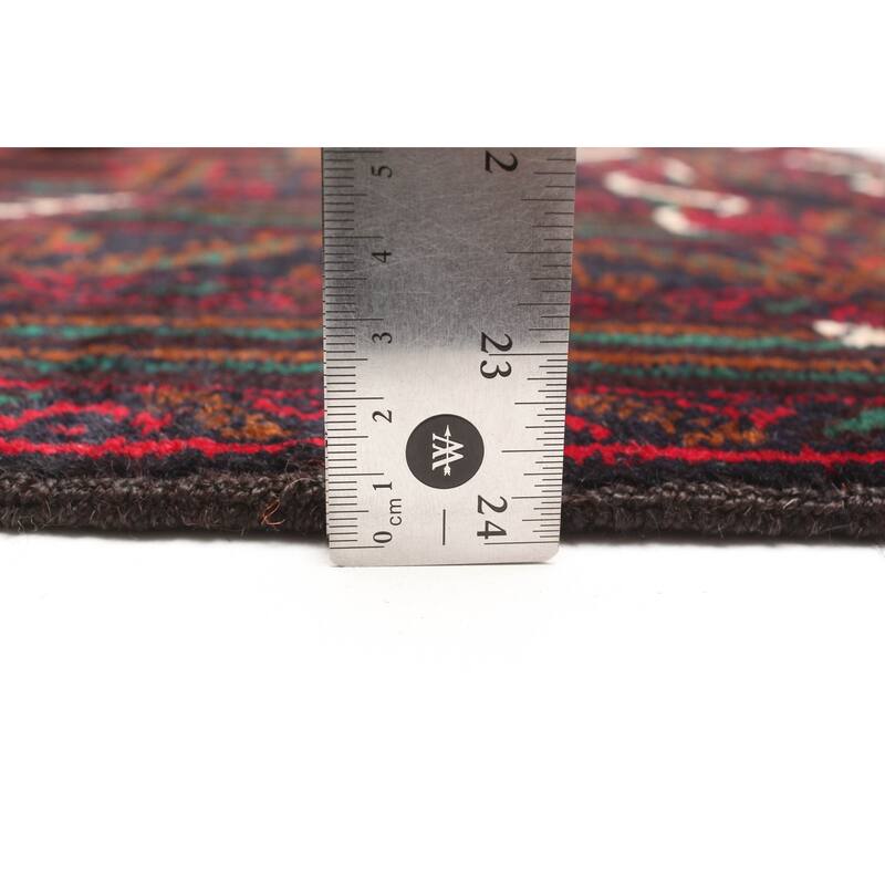 ECARPETGALLERY Hand-knotted Teimani Dark Navy Wool Rug - 3'7 x 6'7