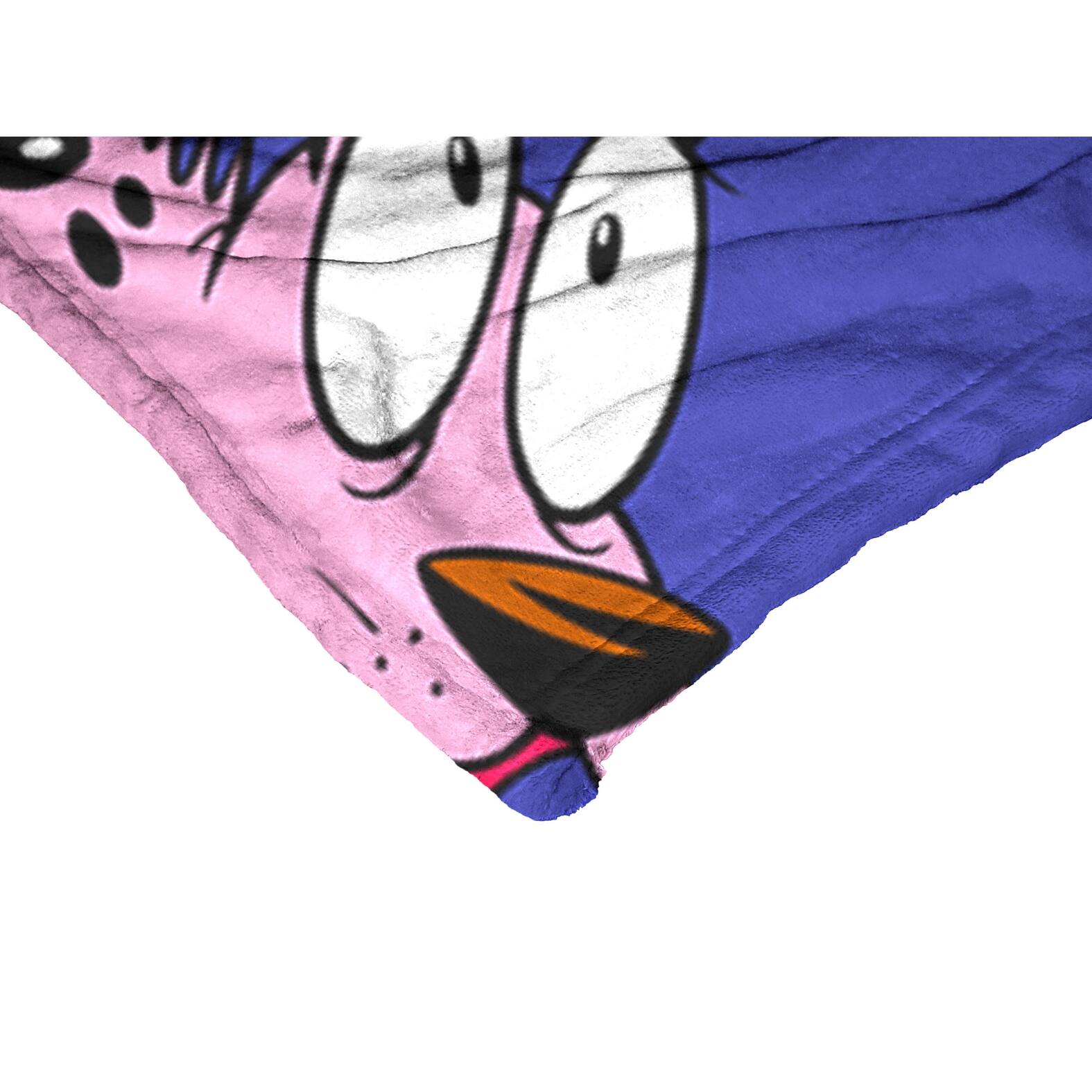 Cartoon Network's Courage The Cowardly Dog Silk Touch Throw Blanket