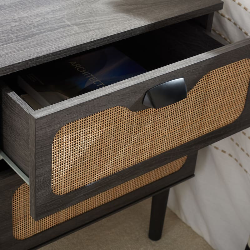 SAFAVIEH Salwa 2-Drawer Nightstand