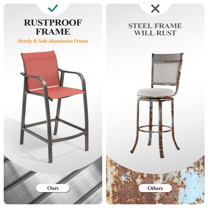 Outdoor Bar Height Barstools Outdoor Bar Stools Patio Bar Chairs