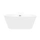 preview thumbnail 44 of 54, Vanity Art 54" Non-Slip Acrylic Freestanding Soaking Bathtub with Slotted Overflow & Pop-up Drain with Air Bath Option Available