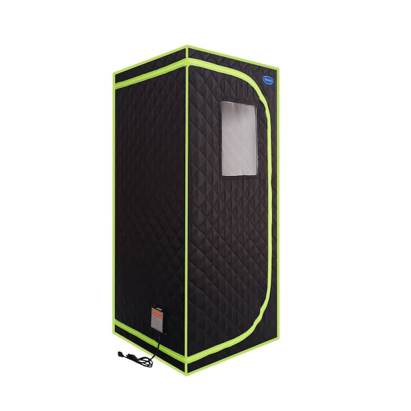 Black Portable Large Size Infrared Sauna Tent with FCC Certification