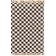 preview thumbnail 2 of 5, Nuloom Connie Checkered Wool/Jute Tasseled Area Rug