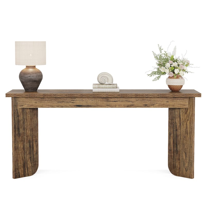 70.9-Inch Extra Long Farmhouse Sofa Console Table for Entryway