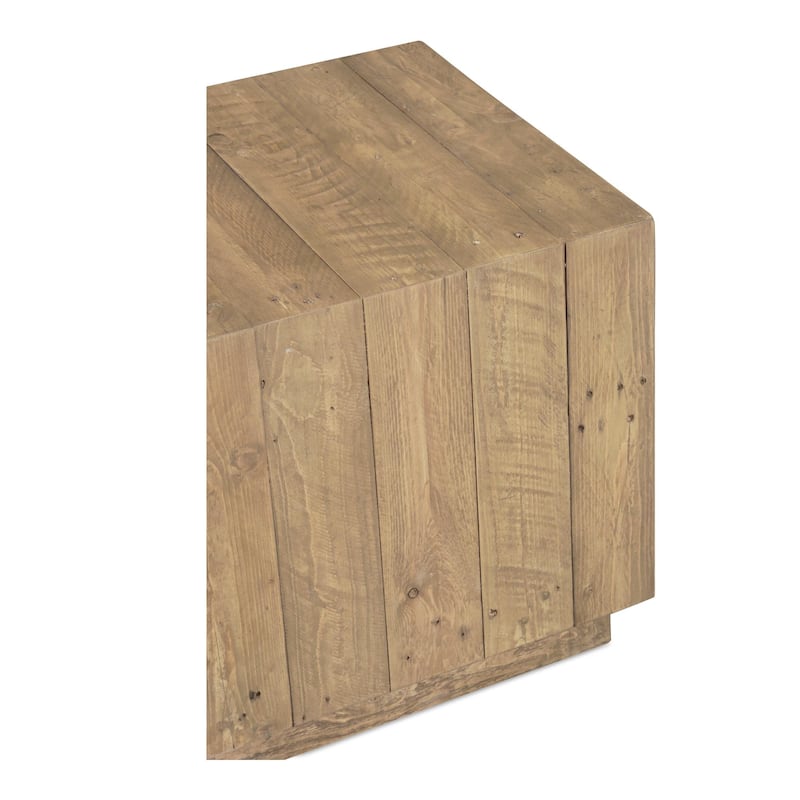 NADAAL STUDIOS Niall, Accent Table With Reclaimed Pine - Natural