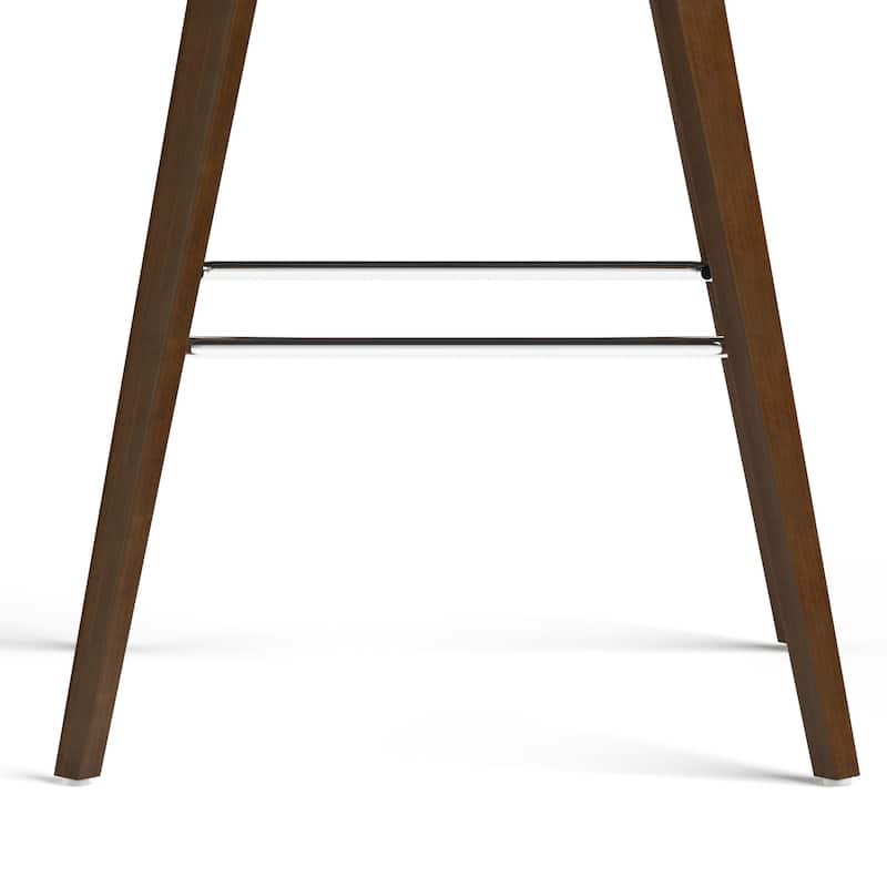 WYNDENHALL Cacey Mid Century Modern Bentwood Counter Height Stool (Set of 2) - 20.7'' x 21.1'' x 36.6