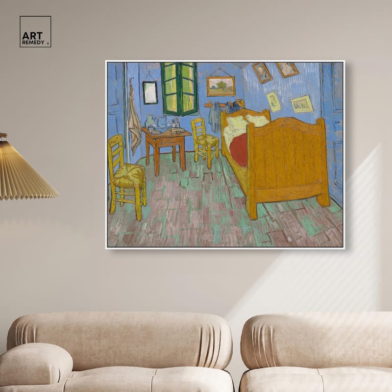 The Bedroom Canvas by Art Remedy