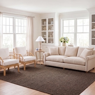 SAFAVIEH Jerneja Handmade Solid Chunky Jute Area Rug
