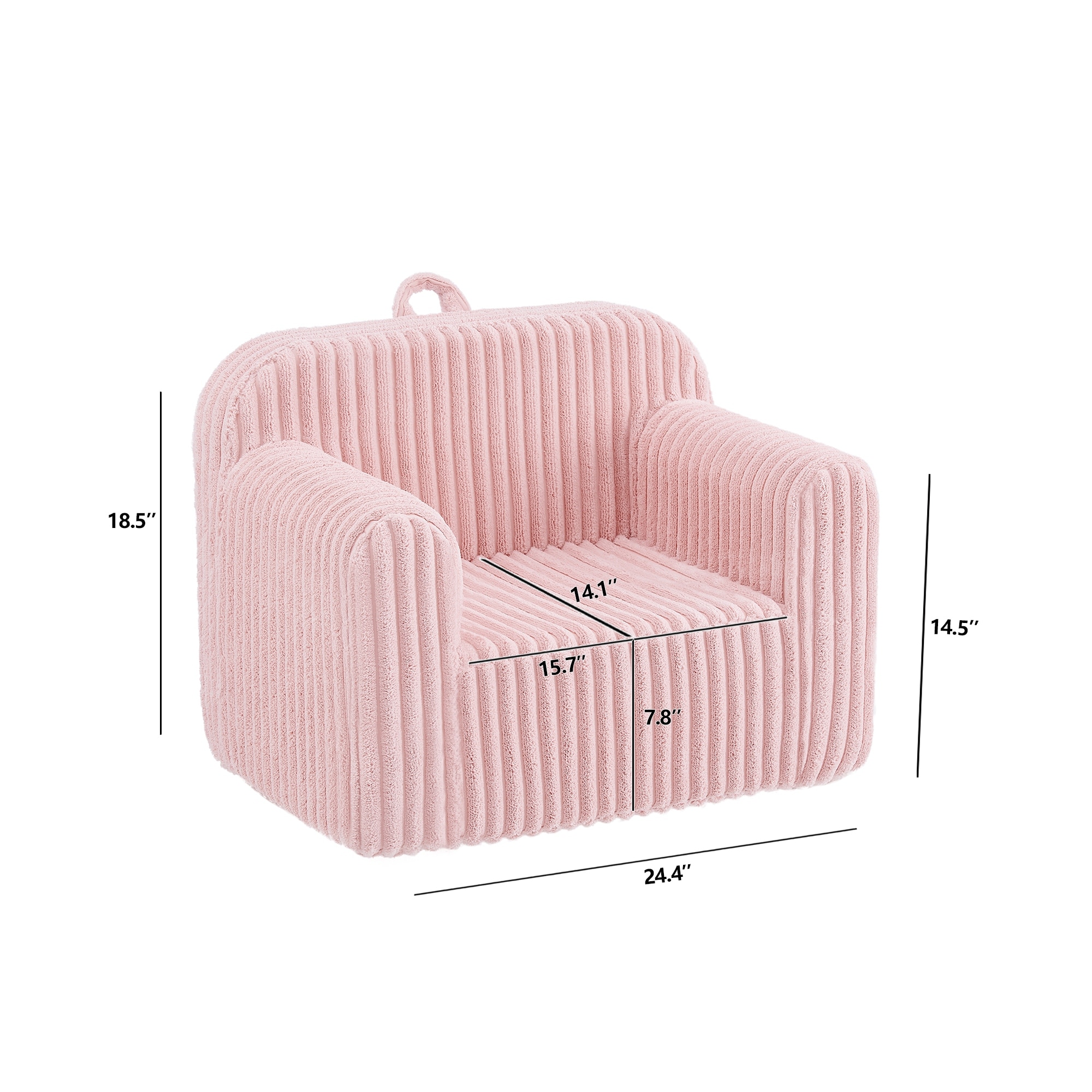 Kids Armchair Toddler Couch Baby Sofa Chair with Sherpa Fabric On Sale Bed Bath Beyond 37477808