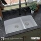 preview thumbnail 46 of 56, Karran Undermount Quartz Double Bowl Kitchen Sink