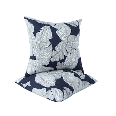 2 Pack Outdoor Throw Pillows,Waterproof & Fade-Resistant Patio Cushions-Soft & Comfortable Decorative Pillow Covers