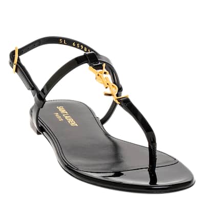 Saint Laurent Cassandra Flat Sandals