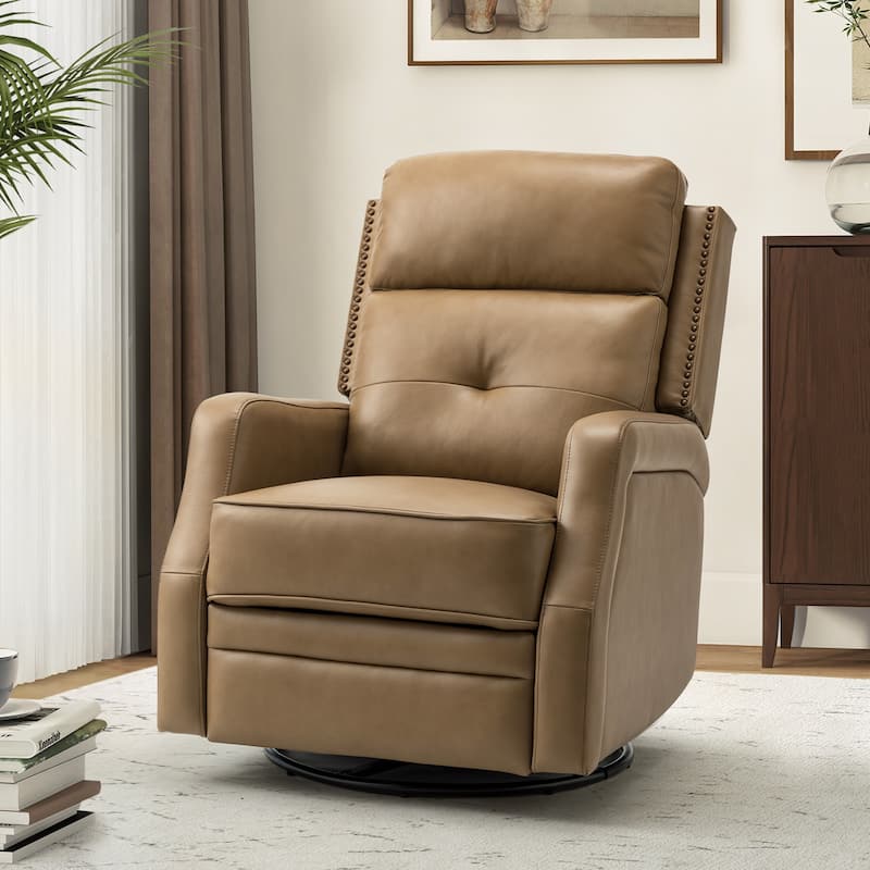 Beatriz Living Room Recliner with Metal Base - TAUPE