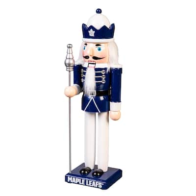 Nutcracker Statue, Toronto Maple Leafs - 4.53''W x 4.53''H x 13.58