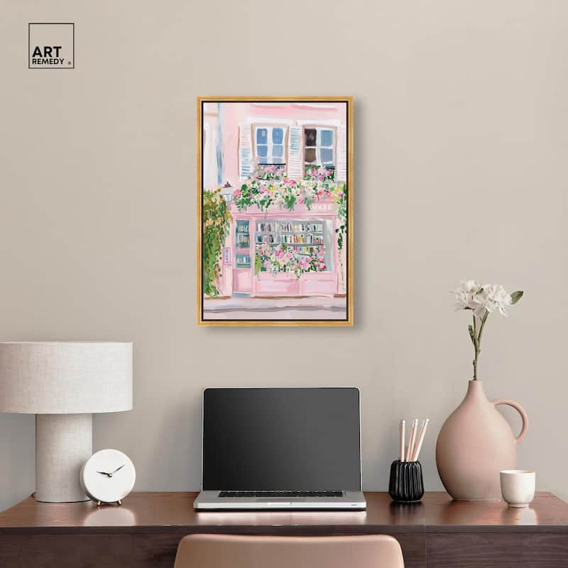 Little Magazine Store Canvas by Art Remedy