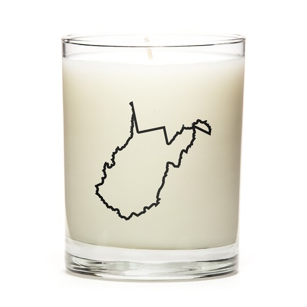 State Outline Soy Wax Candle, West-Virginia State, Toasted Smores