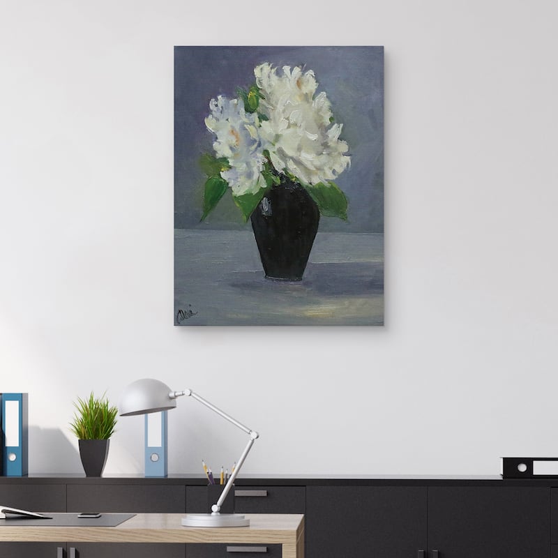 Shades of Grey by Alexi Fine Canvas Art Print