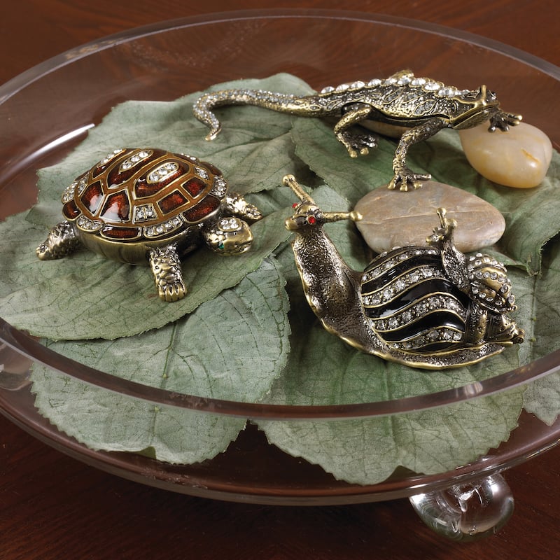 Gecko Design Trinket Box - 2"x5"