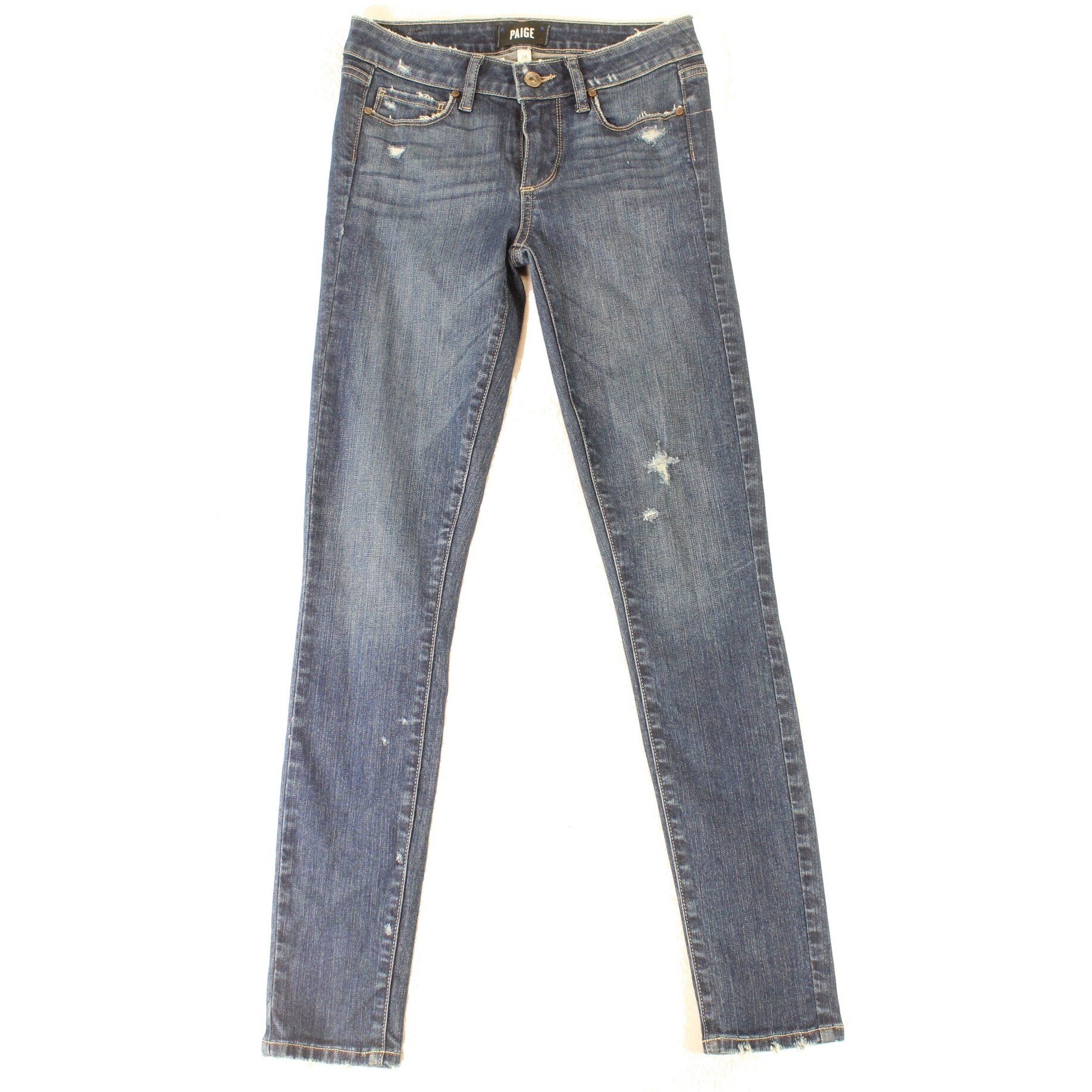 women's stretch distressed jeans